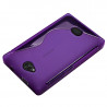 Housse Etui Coque S-Line couleur Violet pour Nokia Asha 503 + Film de Protection 