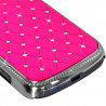 Housse Etui Coque rigide style Diamant couleur Rose Fushia pour Samsung Galaxy Trend + Film de Protection