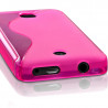 Coque S-Line couleur Rose Fushia pour Nokia Asha 501 + Film de Protection 