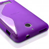 Housse Etui Coque S-Line couleur Violet pour Sony Xperia E1 + Film de Protection 