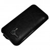 Housse Etui Coque Rigide à Clapet couleur Noir pour Motorola Moto G + Film de Protection 