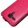 Housse Etui Coque Rigide à Clapet couleur Rose Fushia pour Motorola Moto G + Film de Protection 
