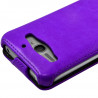 Housse Etui Coque Rigide à Claper couleur Violet pour Alcatel One Touch Star + Film de Protection 