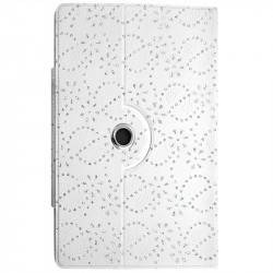 Housse Etui Diamant Universel M couleur blanc pour Tablette Acer Inconia A1-830 8”