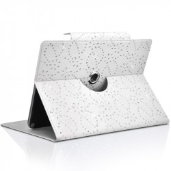 Housse Etui Diamant Universel M couleur blanc pour Tablette Acer Inconia A1-830 8”