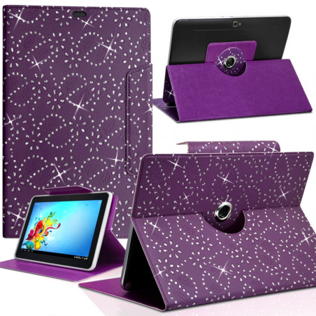 Housse Etui Diamant Universel M couleur pour Tablette Samsung Galaxy Tab 4 8”