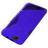 Coque S-Line pour Wiko Rainbow 4G couleur Violet + Film de Protection