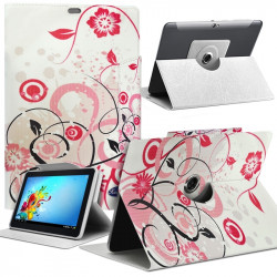 Housse Etui Motif  Universel L pour Tablette Archos 101 Titanium 10,1”