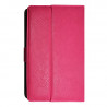 Housse Etui Universel à Rabat Fonction Support Couleur Rose Fushia pour Tablette Polaroid Pearl (8")