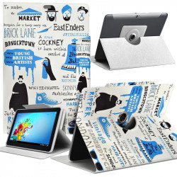 Housse Etui Motif Universel L pour Tablette Acer Iconia Tab 10” 