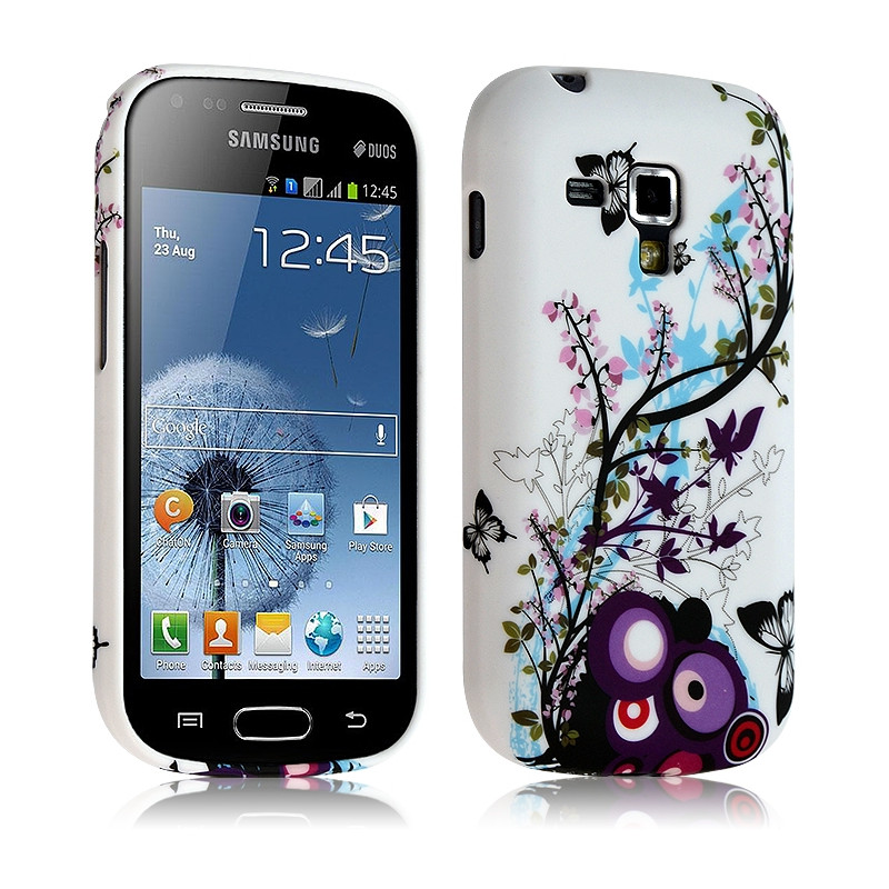 Housse Coque pour Samsung Galaxy S Duos S7562 avec motif HF01