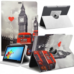 Housse Etui Motif Universel M pour Tablette Lenovo IdeaTab A8/8121 8" 