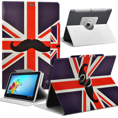 Housse Etui Motif Universel M pour Tablette Lenovo A8 8” 