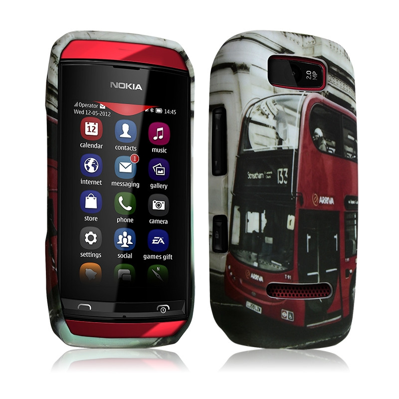 Housse Coque pour Nokia Asha 306 avec Motif KJ01