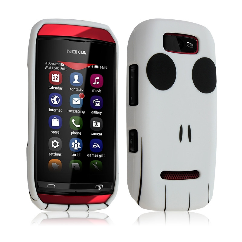 Housse Coque pour Nokia Asha 306 avec Motif KJ15