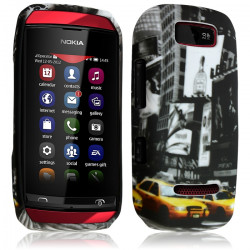 Housse Coque pour Nokia Asha 306 avec Motif LM06