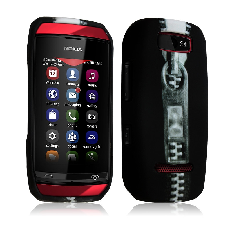 Housse Coque pour Nokia Asha 306 avec Motif LM07