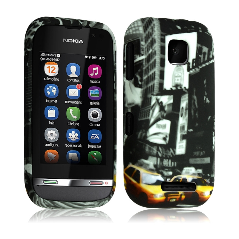 Housse Coque pour Nokia Asha 311 avec Motif LM06