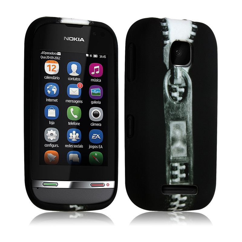 Housse Coque pour Nokia Asha 311 avec Motif LM07