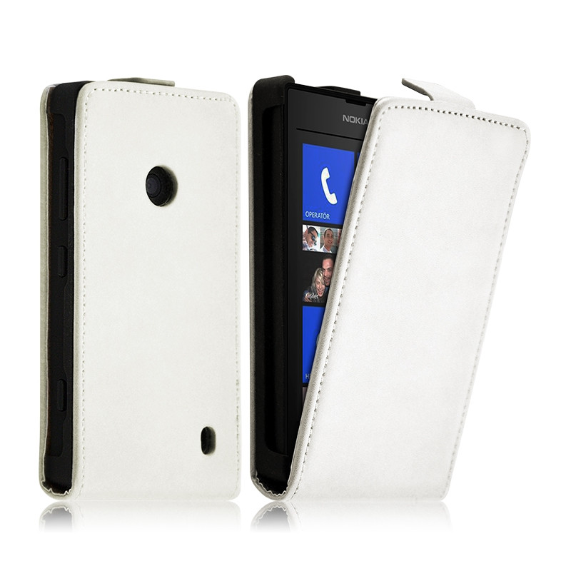 Housse Coque Etui pour Nokia Lumia 520 Couleur Blanc