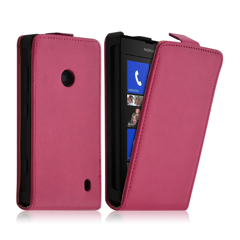 Housse Coque Etui pour Nokia Lumia 520 Couleur Rose Fushia