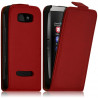Housse Coque Etui pour Nokia Asha 306 Couleur Rouge