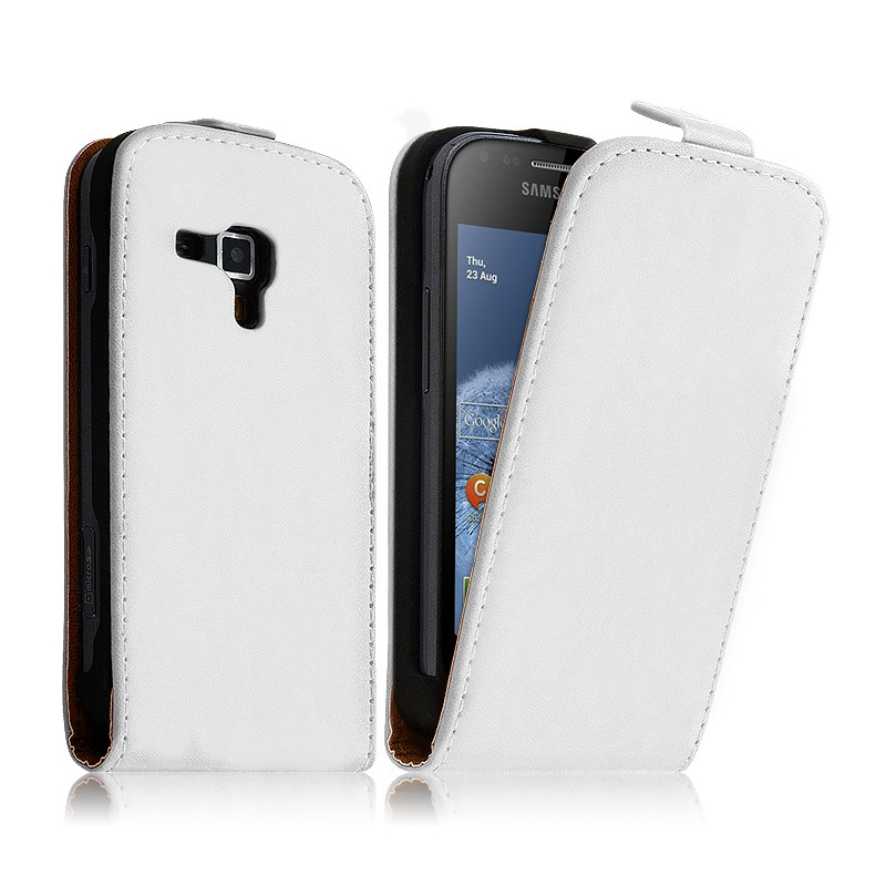 Housse Coque Etui pour Samsung Galaxy S Duos S7562 Couleur Noir