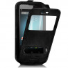 Etui Coque Silicone S-View Couleur noir Universel XL pour Meizu MX4 Pro