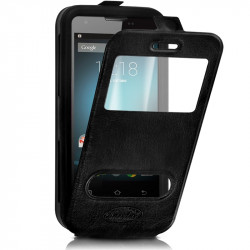 Etui Coque Silicone S-View Couleur noir Universel XL pour OnePlus One