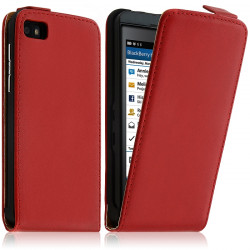 Housse Coque Etui pour BlackBerry Z10 Couleur Rouge