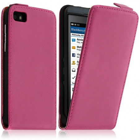 Housse Coque Etui pour BlackBerry Z10 Couleur Rose Fushia