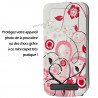 Etui Coque Silicone S-View Motif Universel XS pour Logicom E400