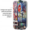 Etui Coque Silicone S-View Motif Universel XS pour Logicom E400