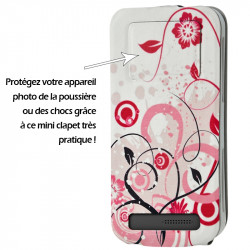 Etui Coque Silicone S-View Motif Universel S pour Yezz Andy A4M