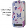 Etui Coque Silicone S-View Motif HF13 Universel M pour Logicom S450