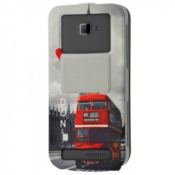 Etui Coque Silicone S-View Motif Universel XL pour Lenovo S860