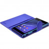 Etui Portefeuille mode Support Style Diamant Bleu pour Sony Xperia M2