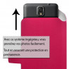 Housse Etui Porte-Carte Support Universel M Couleur Rose Fushia pour OnePlus One