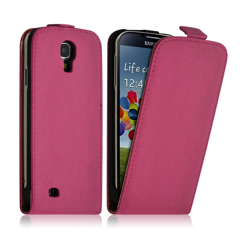 Housse Coque Etui pour Samsung Galaxy S4 Couleur Rose Fushia