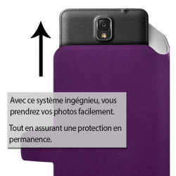 Housse Etui Porte-Carte Support Universel M Couleur pour Sony Xperia M4 Aqua