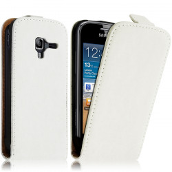Housse Coque Etui pour Samsung Galaxy Ace 2 Couleur Blanc