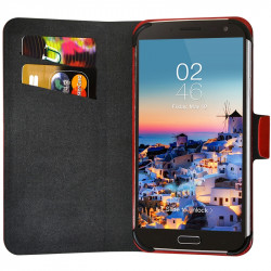 Housse Etui Suppport Universel S Couleur Rouge pour Samsung Galaxy Trend 2 Lite