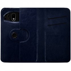 Housse Etui Support 360° Universel S couleur Bleu pour Nokia Lumia 530