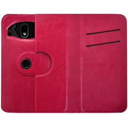 Housse Etui Support 360° Universel S couleur Rose Fushia pour Nokia Lumia 530