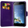 Housse Etui Support 360° Universel S couleur Violet pour Nokia Lumia 530