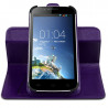 Housse Etui Support 360° Universel S couleur Violet pour Nokia Lumia 530