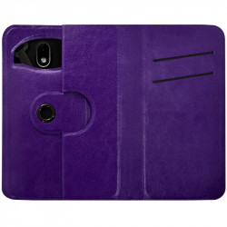 Housse Etui Support 360° Universel S couleur Violet pour Samsung Z1