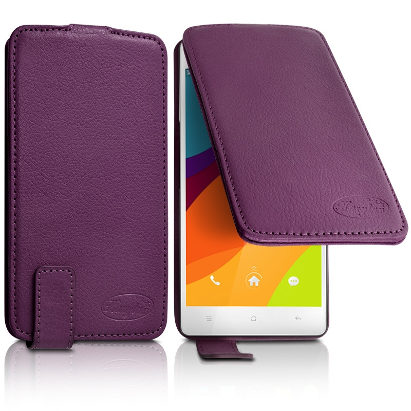 Housse Etui Clapet Couleur Violet Universel S pour Oppo Find 5