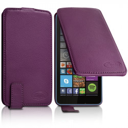 Housse Etui Clapet Couleur Violet Universel L pour Microsolft Lumia 640 XL LTE
