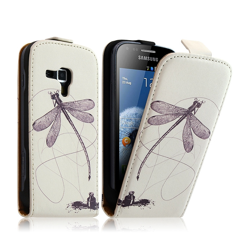 Housse Coque Etui pour Samsung Galaxy S Duos S7562 motif LM01
